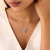 A Wish on the Sky Rhodium Plated Necklace