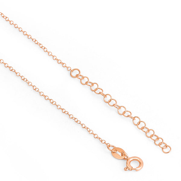 The Sea Flower Silver Rose Gold Plated Necklace