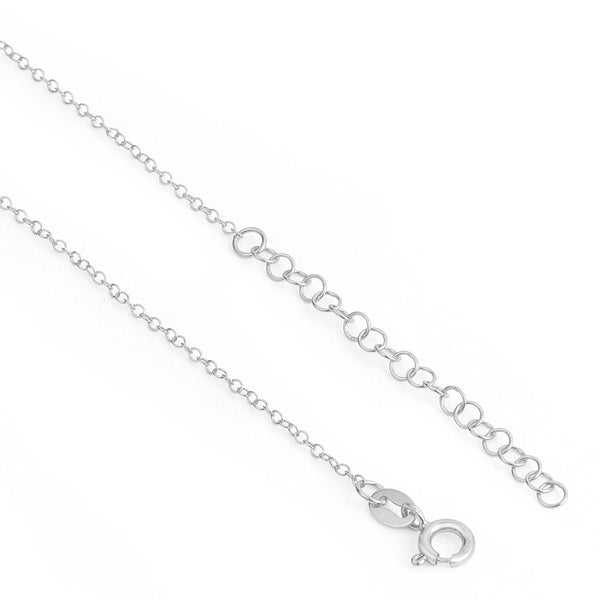 Heart of the Sea Rhodium Plated Necklace