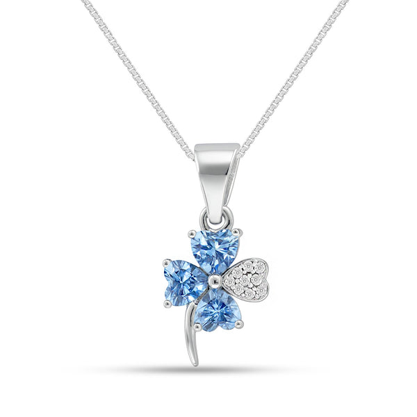 A Wish on the Sky Rhodium Plated Necklace